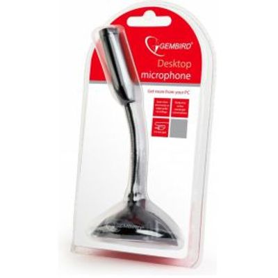 Gembird *Desktop microphone black PC microphone Zwart