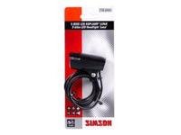 Simson Koplamp luna e-bike led 6 cm voorvork 25 lux zwart