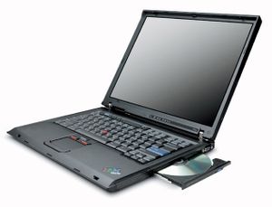 Lenovo ThinkPad T43p 35,8 cm (14.1") 1 GB DDR2-SDRAM 80 GB AMD Mobility FireGL V3200 Windows XP Professional