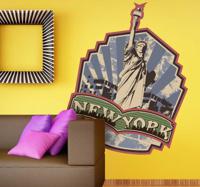 Sticker Statue of Liberty New York - thumbnail