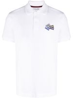 Lacoste polo en coton à patch logo - Blanc