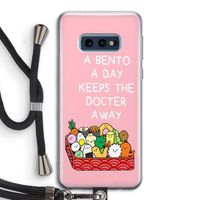 Bento a day: Samsung Galaxy S10e Transparant Hoesje met koord Bento a day: Samsung Galaxy S10e Transparant Hoesje met koord