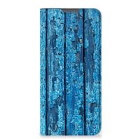 Motorola Moto E32 | Moto E32s Book Wallet Case Wood Blue