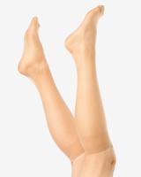 HEMA Kniekousen 15denier anti-ladder mat - 2 paar poeder (poeder)