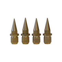 Dynavox SPIKES 4 STUKS MESSING