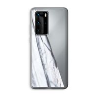 Gestreepte marmer: Huawei P40 Pro Transparant Hoesje
