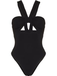 Nensi Dojaka maillot de bain Butterfly à découpes - Noir