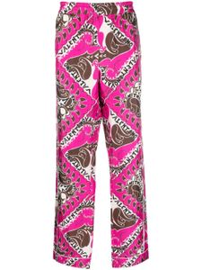 Valentino Garavani pantalon de pyjama à imprimé abstrait - Rose