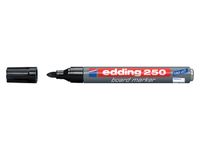 Viltstift edding 250 whiteboard rond zwart 1.5-3mm - thumbnail