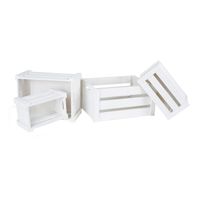 Small Foot houten opbergkistjes, set van 4