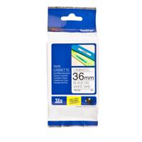 Labeltape brother ptouch tze261 36mm wit | 5 stuks