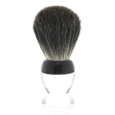 Golddachs Shaving Brush Pure Badger Plexi Transparent