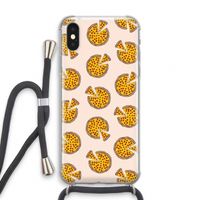 You Had Me At Pizza: iPhone X Transparant Hoesje met koord