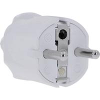 AS Schwabe 62221 Stekker met randaarde PVC 230 V Wit IP20