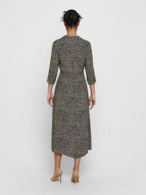 JDY jurk JDYSTAAR met all over print zwart/zand JDY jurk JDYSTAAR met all over print zwart/zand