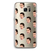 Ugly Cry Call: Samsung Galaxy S7 Edge Transparant Hoesje
