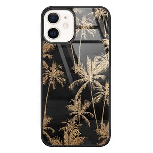 iPhone 12 glazen hardcase - Palmbomen