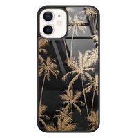 iPhone 12 glazen hardcase - Palmbomen
