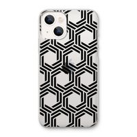 Geometrisch patroon: iPhone 13 mini Transparant Hoesje