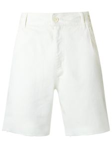 Amir Slama raw edges shorts - Blanc