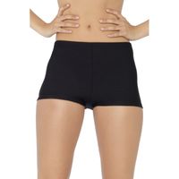 Zwarte hotpants voor dames - thumbnail