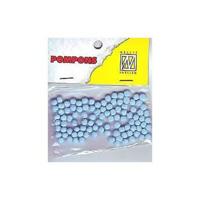 Nellie's Choice • pompoms mini 3mm 100stuks/pkg col. 10 baby blue