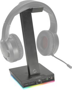 SpeedLink EXCELLO Koptelefoonstandaard Geschikt voor (koptelefoon): Over Ear koptelefoon, On Ear koptelefoon Zwart/rood