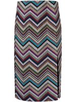 Missoni jupe crayon à motif zig-zag - Bleu