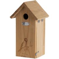 Best for Birds Vogelhuisje - hout - Koolmees nestkastje - 30 cm - Vurenhouten vogelhuisjes