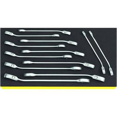 Stahlwille 96830649 TCS 17/12 Steek-ringratelsleutelset Sleutelbreedte (metrisch) 8 - 19 mm