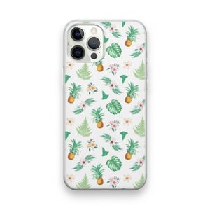 Ananas bladeren: iPhone 12 Pro Transparant Hoesje