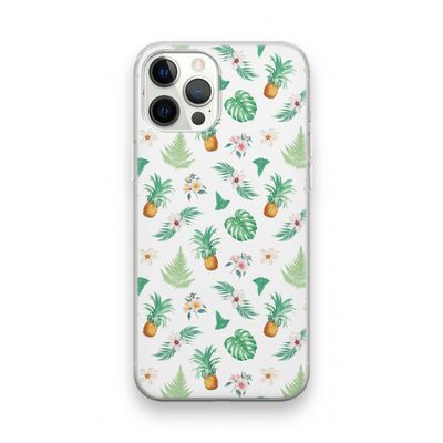 Ananas bladeren: iPhone 12 Pro Transparant Hoesje
