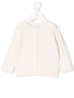 POLO RALPH LAUREN KIDS cardigan en tricot torsadé - Blanc