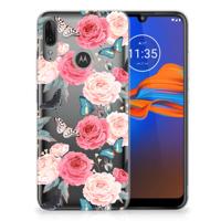 Motorola Moto E6 Plus | TPU Case | Butterfly Roses