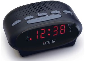 Lenco ICR-210 Wekker radio Zwart