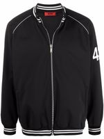 424 veste bomber à logo aux manches - Noir