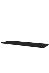 Proline Top afdekplaat gelakt 140 x 3,2 x 46 cm, mat zwart