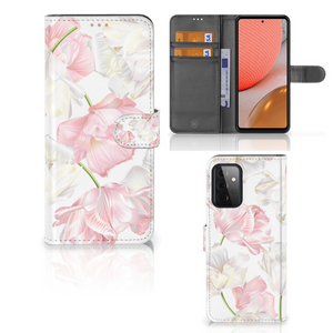 Samsung Galaxy A72 Hoesje Lovely Flowers