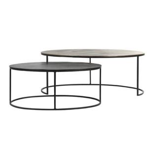 Light & Living - Salontafel PAXSON - 103x60x40cm - Brons - Set van 2