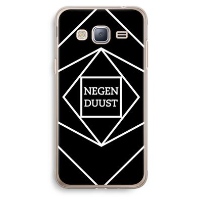 Negenduust geometrisch: Samsung Galaxy J3 (2016) Transparant Hoesje