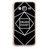 Negenduust geometrisch: Samsung Galaxy J3 (2016) Transparant Hoesje