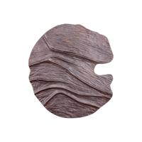 Samraj Bronzen Gegoten Alu Wandpaneel Golfstructuur