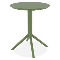 ALTEREGO GIMLI 60 DINING Ronde opvouwbare tafel - Groen