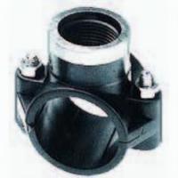 Aanboorzadel 20x½" met RVS Ring voor Vijvers/Tuinen - Drukbestendig PVC - Eenvoudige Installatie