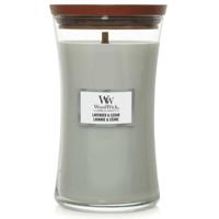 Geurkaars Woodwick Core Large Lavender & Cedar 609 g