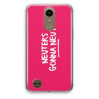 Neuters (roze): LG K10 (2017) Transparant Hoesje