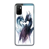 Yin Yang Dragons: Xiaomi Poco M3 Pro 5G Transparant Hoesje