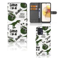 Telefoonhoesje | Met pasjeshouder | voor Motorola Moto G73 Dinosaurus