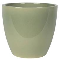 Steege Bloempot - groen - keramiek - 33 x 28 cm