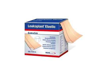 Leukoplast elastische wondpleister 6 cm x 5 meter Leukoplast elastische wondpleister 6 cm x 5 meter